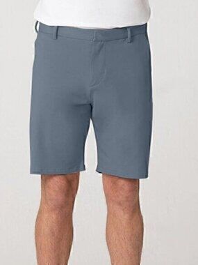 Swet Tailor Mens French Grey 8" Inseam Everyday Chino Shorts